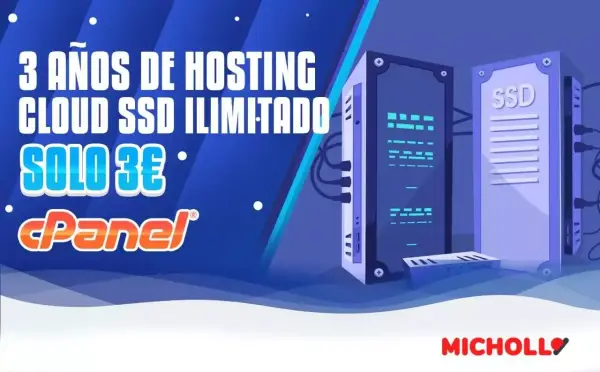 3 Años de Hosting Cloud SSD ILIMITADO con cPanel 3 Años de Hosting Cloud SSD ILIMITADO con cPanel