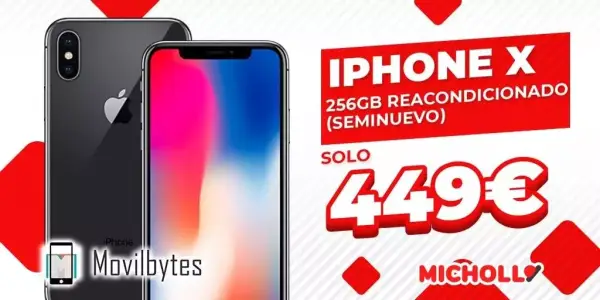 iPhone X 256GB Reacondicionado (Seminuevo) iPhone X 256GB Reacondicionado (Seminuevo)
