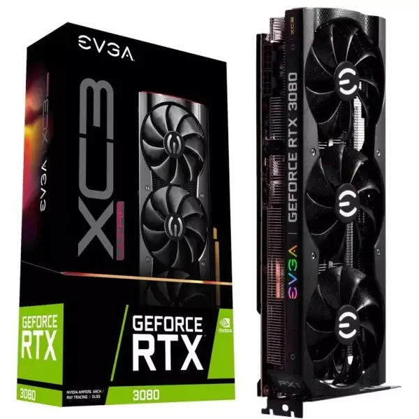 Tarjeta gráfica EVGA GeForce RTX 3080 XC3 Tarjeta gráfica EVGA GeForce RTX 3080 XC3
