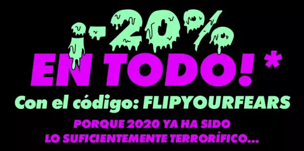 Descuento del 20% en todo ASOS especial Halloween Descuento del 20% en todo ASOS especial Halloween