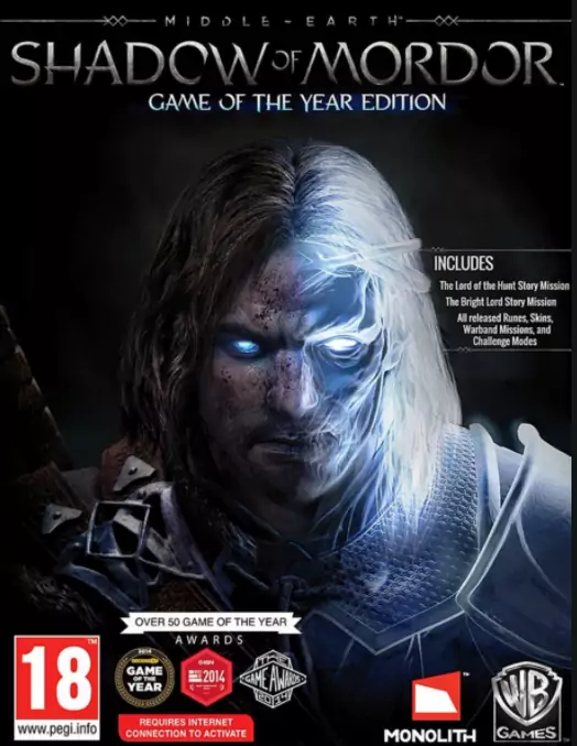 Shadow of Mordor Goty Edition (Steam) Shadow of Mordor Goty Edition (Steam)