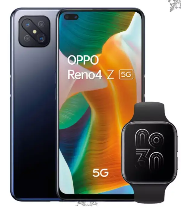 Oppo Reno 4Z + Oppo Watch en Orange Oppo Reno 4Z + Oppo Watch en Orange