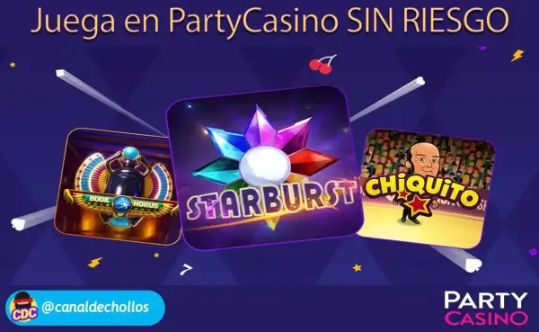 Juega 20€ en PartyCasino SIN RIESGO Juega 20€ en PartyCasino SIN RIESGO