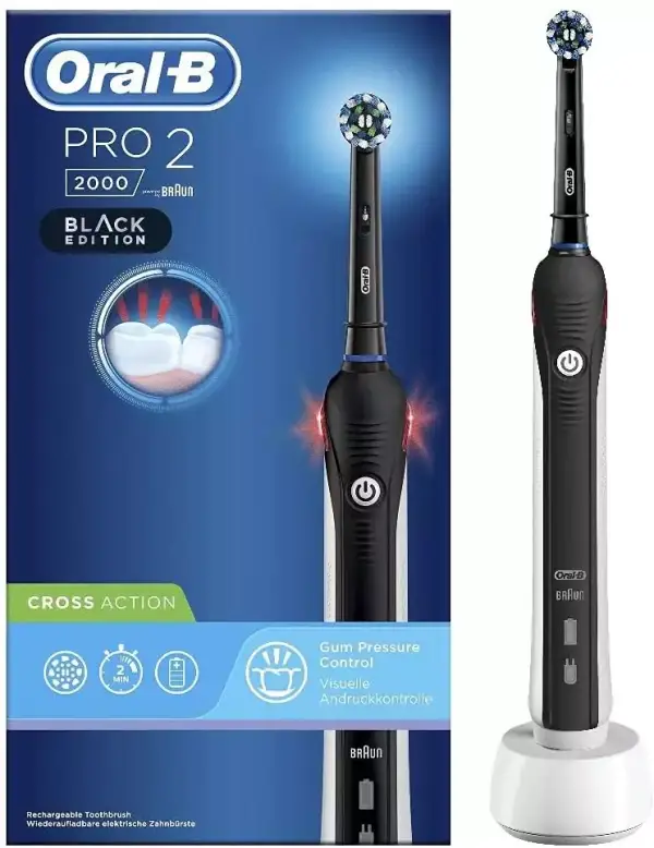 Cepillo de Dientes Oral-B PRO 2 2000 CrossAction Cepillo de Dientes Oral-B PRO 2 2000 CrossAction