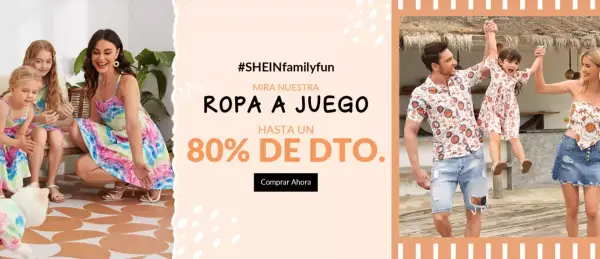 Hasta un 80% de descuento y envío gratis en Shein Hasta un 80% de descuento y envío gratis en Shein
