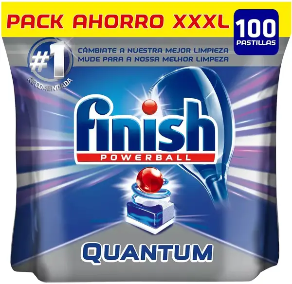 3x Finish Powerball Quantum Max Pastillas para el lavavajillas 3x Finish Powerball Quantum Max Pastillas para el lavavajillas