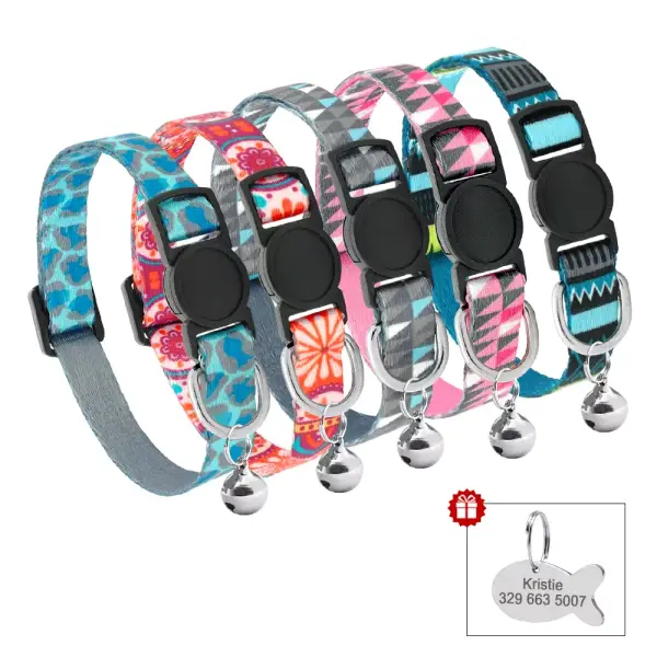 Collar de gato personalizado Collar de gato personalizado