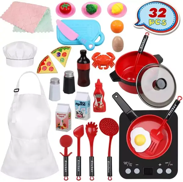 Set de juguetes de cocina para niños Anpro Set de juguetes de cocina para niños Anpro