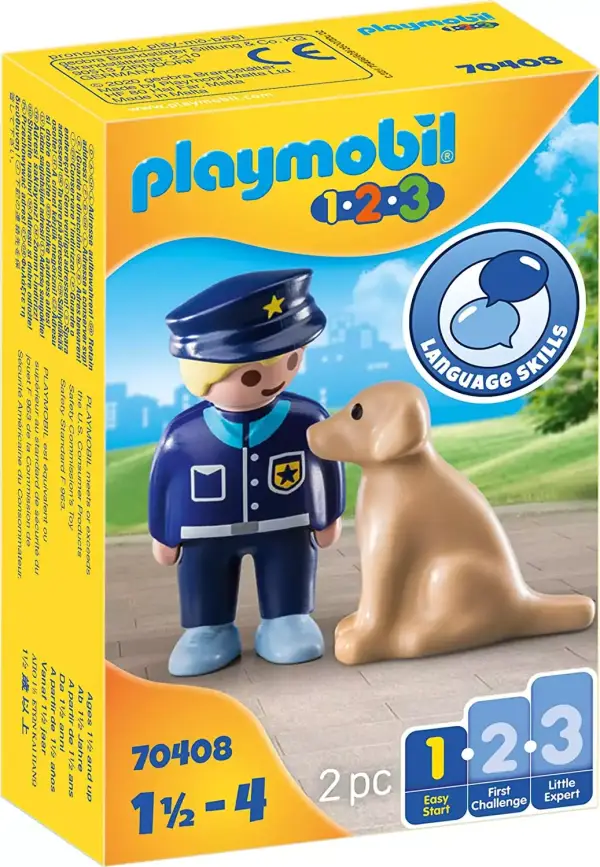 Policía con perro de Playmobil 123 Policía con perro de Playmobil 123