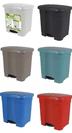 Papelera de reciclaje con pedal Papelera de reciclaje con pedal