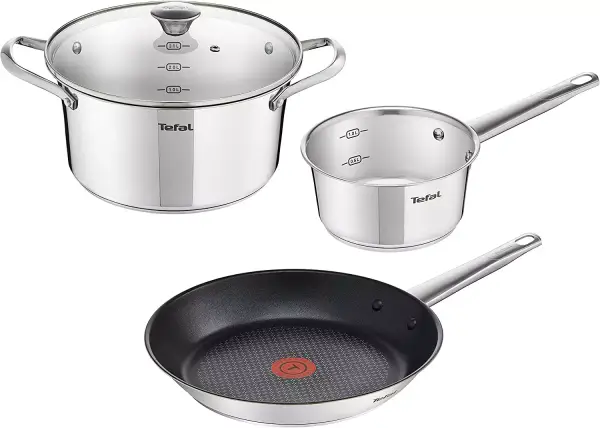 Juego de ollas y sartén de Tefal Juego de ollas y sartén de Tefal