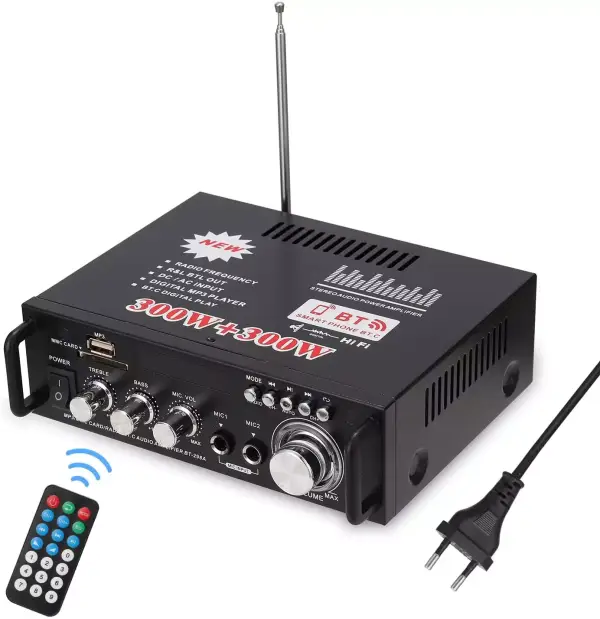 Mini Amplificador Doocoler 2CH 600W Mini Amplificador Doocoler 2CH 600W