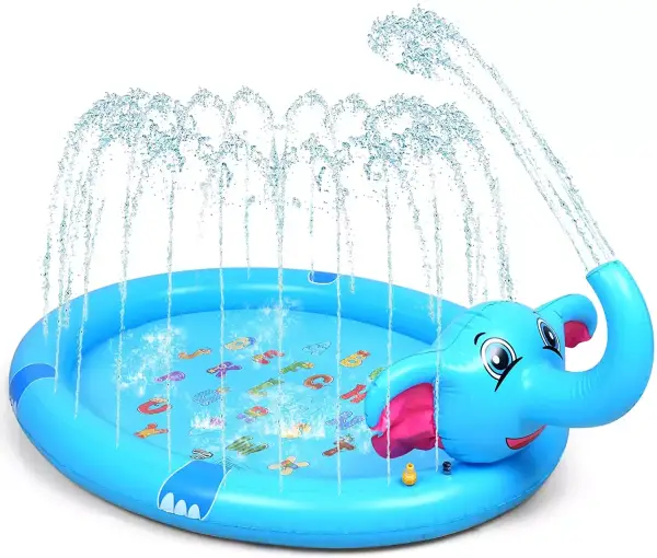 Alfombrilla de Elefante con chorros de agua Alfombrilla de Elefante con chorros de agua