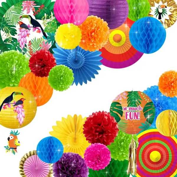 Decoración de papel para fiestas Decoración de papel para fiestas