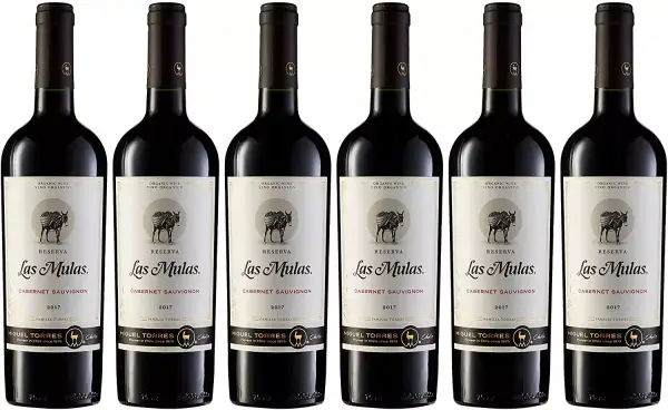 6 botellas Las Mulas Cabernet Sauvignon 2017 6 botellas Las Mulas Cabernet Sauvignon 2017