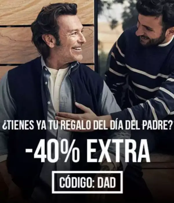 40% de descuento EXTRA en Fifty Outlet 40% de descuento EXTRA en Fifty Outlet