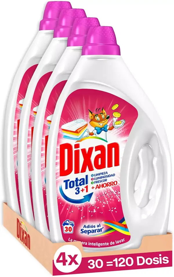120 lavados Dixan Detergente Líquido Adiós al Separar 120 lavados Dixan Detergente Líquido Adiós al Separar