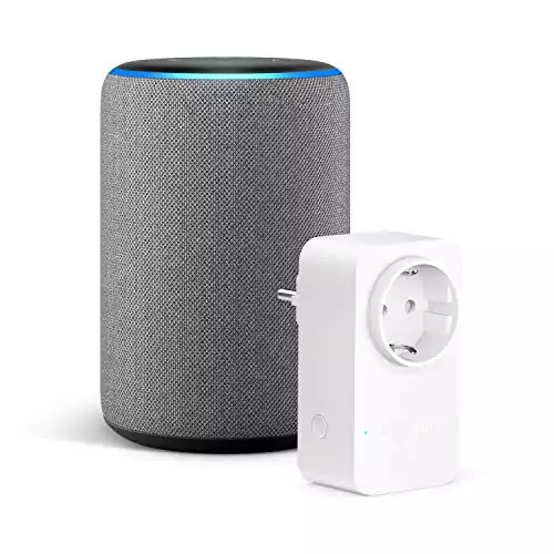 Amazon Echo (3.ª generación) + Amazon Smart Plug Amazon Echo (3.ª generación) + Amazon Smart Plug