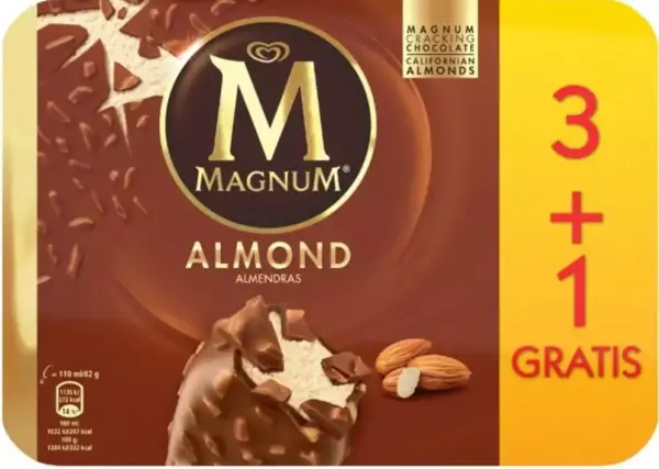Helado Magnum almendrado Helado Magnum almendrado