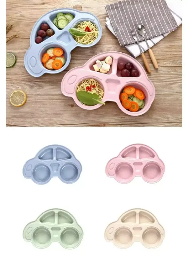 Plato de coche para niños Plato de coche para niños
