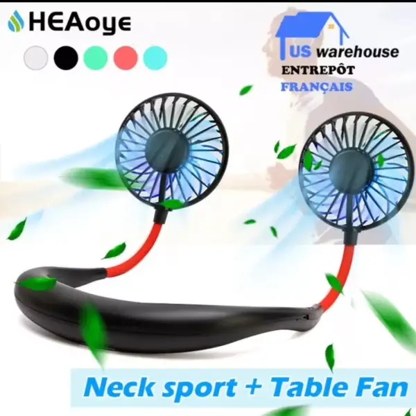 Mini ventilador portátil para el cuello Mini ventilador portátil para el cuello