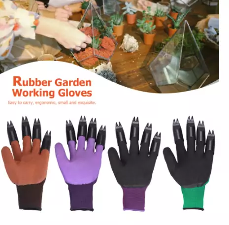 Guantes para jardín con garras Guantes para jardín con garras