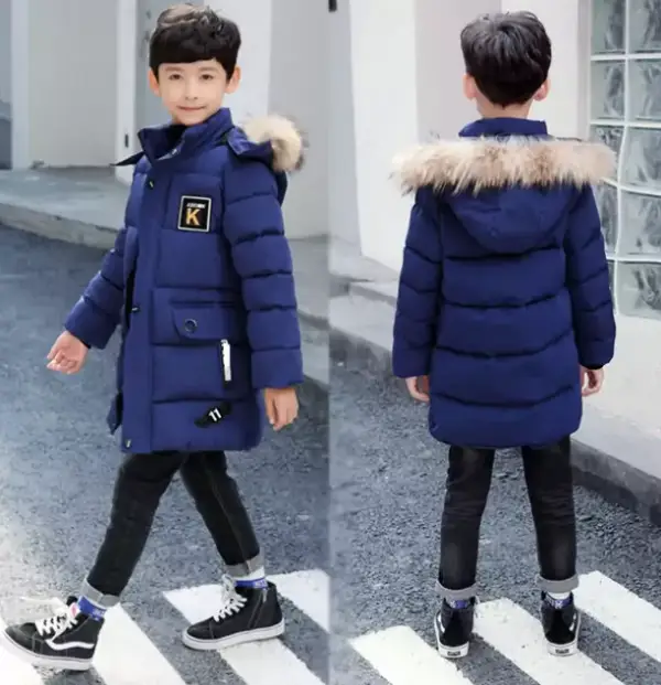 Chaquetón largo para niños Chaquetón largo para niños