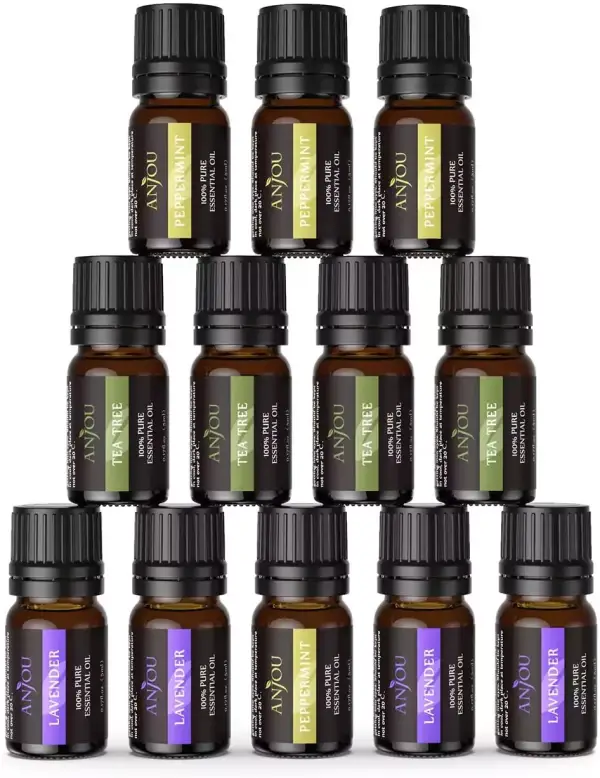 12 aceites esenciales Anjou para aromaterapia 12 aceites esenciales Anjou para aromaterapia