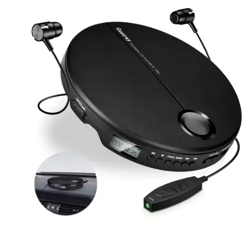 Reproductor de CD Portátil con Auriculares Reproductor de CD Portátil con Auriculares