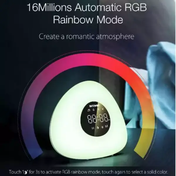 Reloj despertador LED RGB BlitzWolf LT23 Pro Reloj despertador LED RGB BlitzWolf LT23 Pro