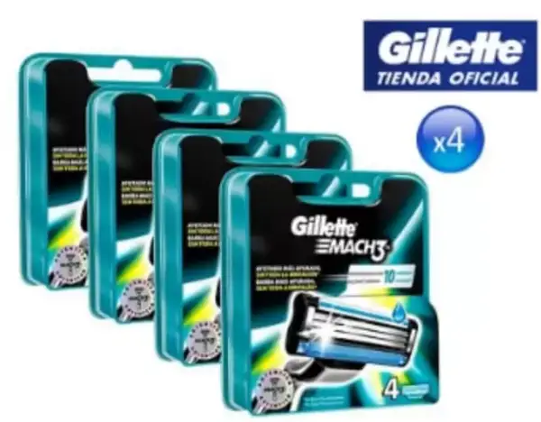 Pack 16 Cuchillas de Afeitar Mach3 Pack 16 Cuchillas de Afeitar Mach3