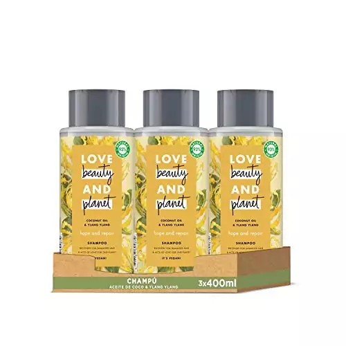 Pack de 3 Champú de Aceite de Coco e Ylang Ylang Vegano Pack de 3 Champú de Aceite de Coco e Ylang Ylang Vegano