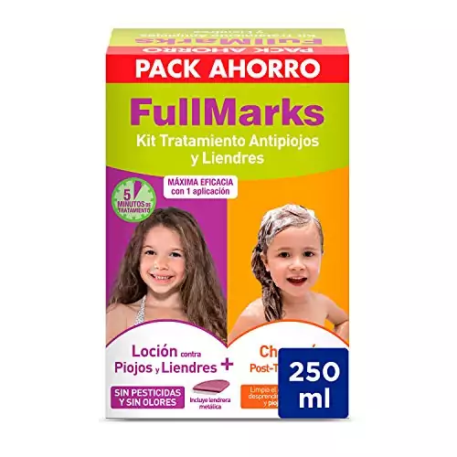 FullMarks Kit Tratamiento Antipiojos para Niños 150ml FullMarks Kit Tratamiento Antipiojos para Niños 150ml