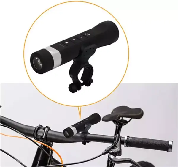 Linterna para bicicleta con altavoz Linterna para bicicleta con altavoz