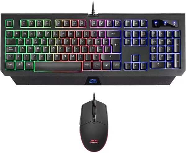 Combo Teclado H-Mech Y Ratón 3200DPI Mars Gaming Combo Teclado H-Mech Y Ratón 3200DPI Mars Gaming