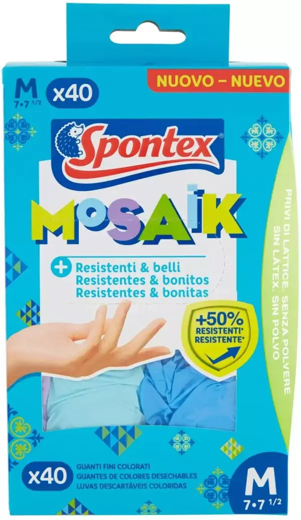 Pack 40 guantes finos Spontex Pack 40 guantes finos Spontex