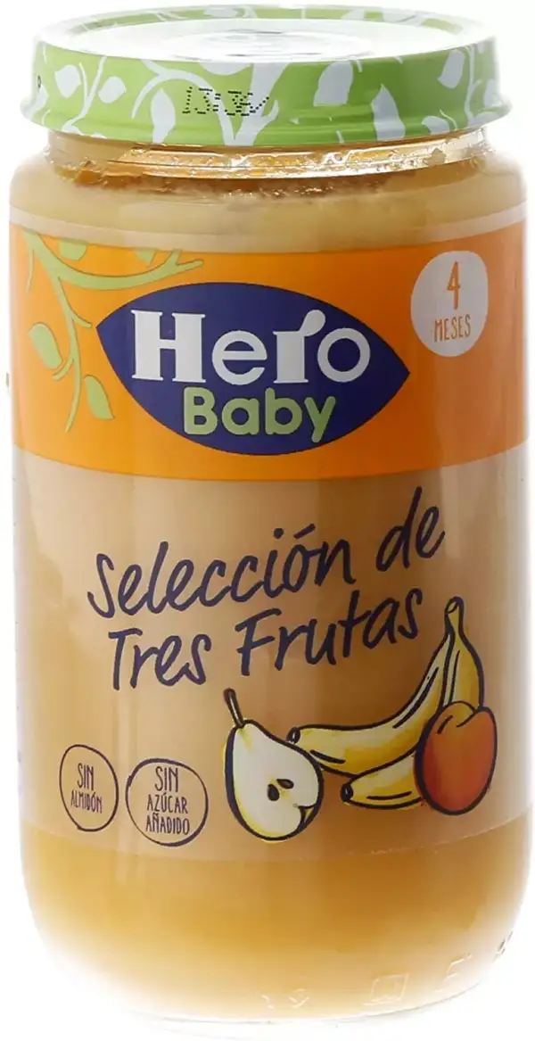 Pack de 12 Tarritos Hero Baby Selección de Frutas (+4 Meses) Pack de 12 Tarritos Hero Baby Selección de Frutas (+4 Meses)