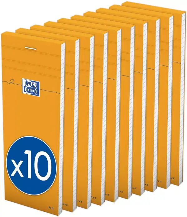 Bloc de notas Oxford 10 unidades A5 Bloc de notas Oxford 10 unidades A5
