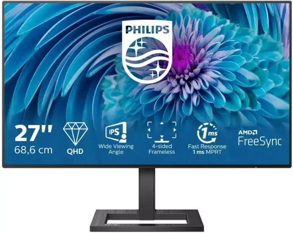 Monitor Philips de 27 Pulgadas QHD 1ms IPS Monitor Philips de 27 Pulgadas QHD 1ms IPS