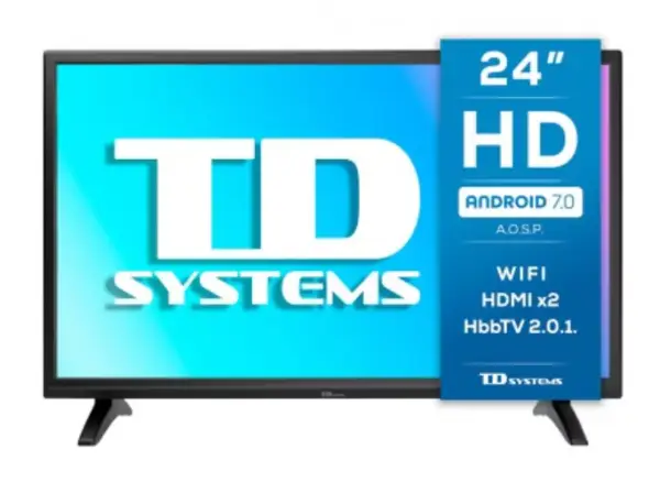 Smart TV 24" TD Systems K24DLM8HS Smart TV 24" TD Systems K24DLM8HS