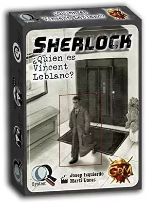 Juego de cartas Sherlock: ¿Quien es Vincent Leblanc? Juego de cartas Sherlock: ¿Quien es Vincent Leblanc?
