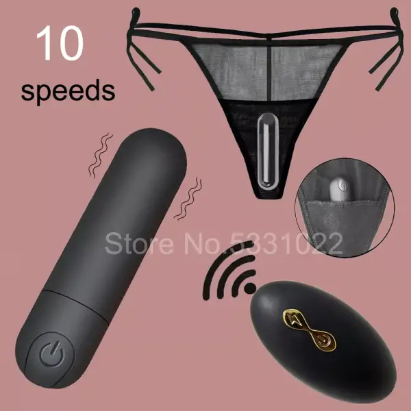 Tanga con huevo vibrador Tanga con huevo vibrador