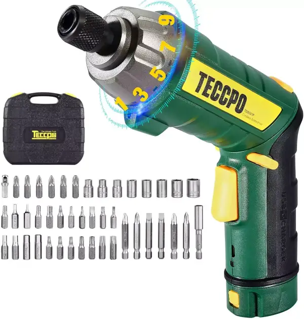 Atornillador eléctrico TECCPO 45 accesorios Atornillador eléctrico TECCPO 45 accesorios