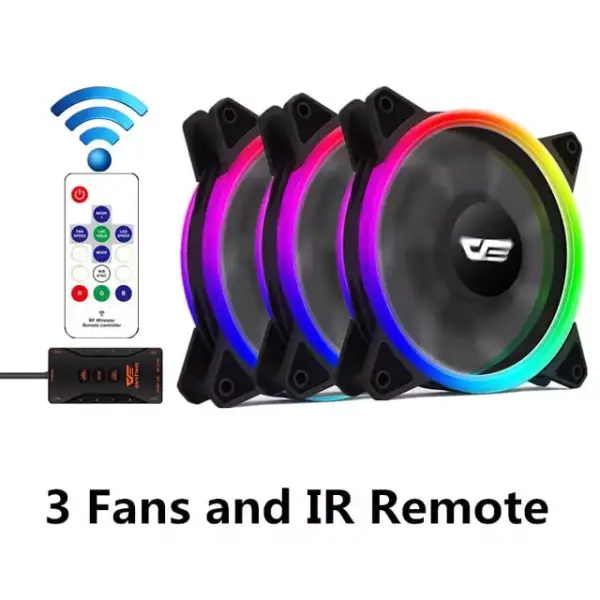Ventiladores RGB pack de 3 Ventiladores RGB pack de 3
