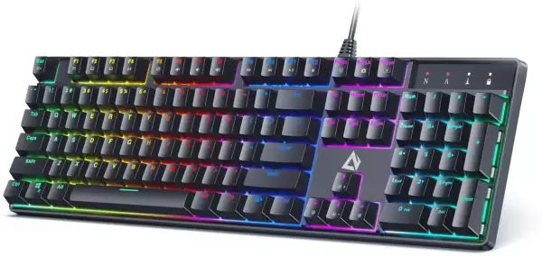 Teclado mecánico Aukey 105 teclas Teclado mecánico Aukey 105 teclas