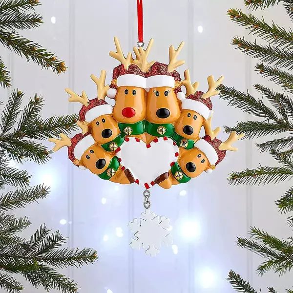 6 renos decorativos para Navidad 6 renos decorativos para Navidad