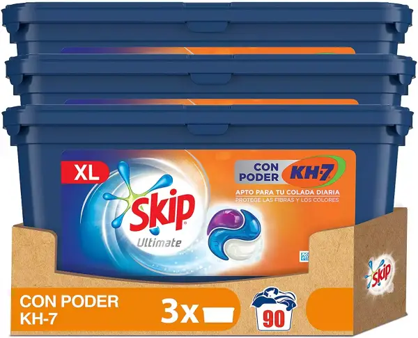 Detergente Skip Ultimate 3en1 fórmula KH7 90 lavados Detergente Skip Ultimate 3en1 fórmula KH7 90 lavados