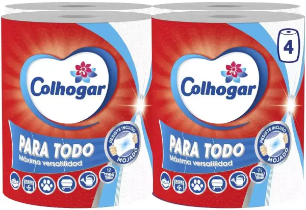 Colhogar Papel Cocina jumbo Expert - 4 rollos Colhogar Papel Cocina jumbo Expert - 4 rollos