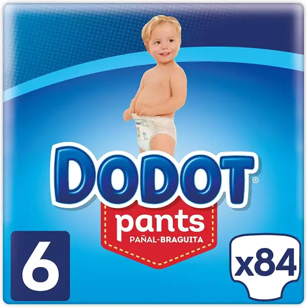 84 Pañales Dodot Pants Pañal Talla 6 84 Pañales Dodot Pants Pañal Talla 6