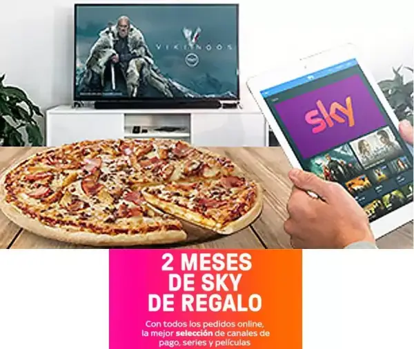 2 meses de Sky con tu pedido en Telepizza GRATIS 2 meses de Sky con tu pedido en Telepizza GRATIS